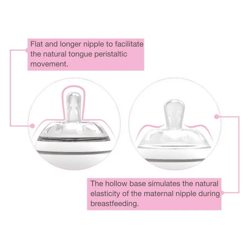 Nuvita Mimic Collection Anti-Colic Baby Feeding Bottle - Assorted 330ml