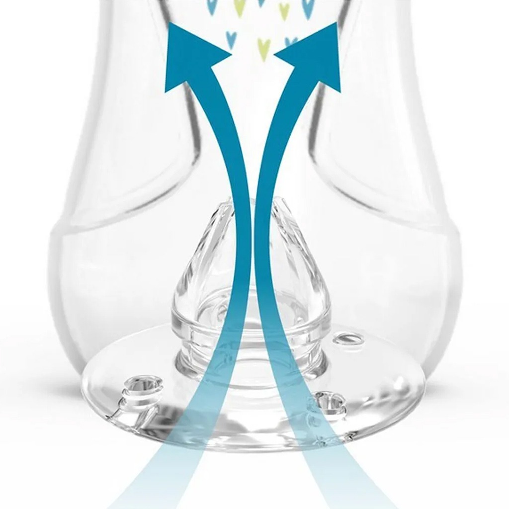 Nuvita Mimic Collection Anti-Colic Baby Feeding Bottle - Assorted 330ml