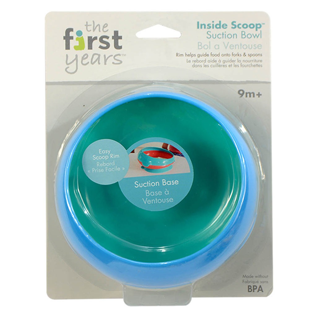 The First Years Inside Scoop Suction Bowl, Assorted Pack of 1's