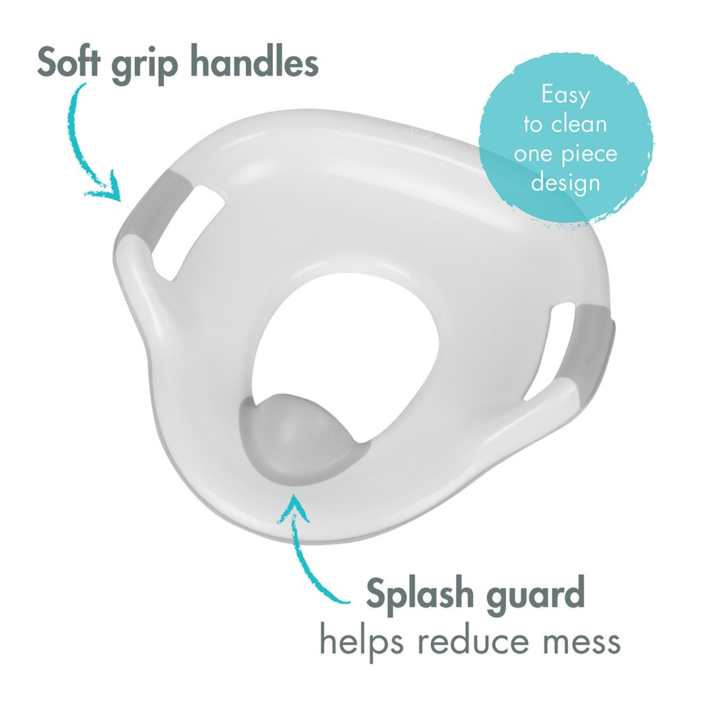 The First Years Soft Grip Trainer Potty Seat - Gray