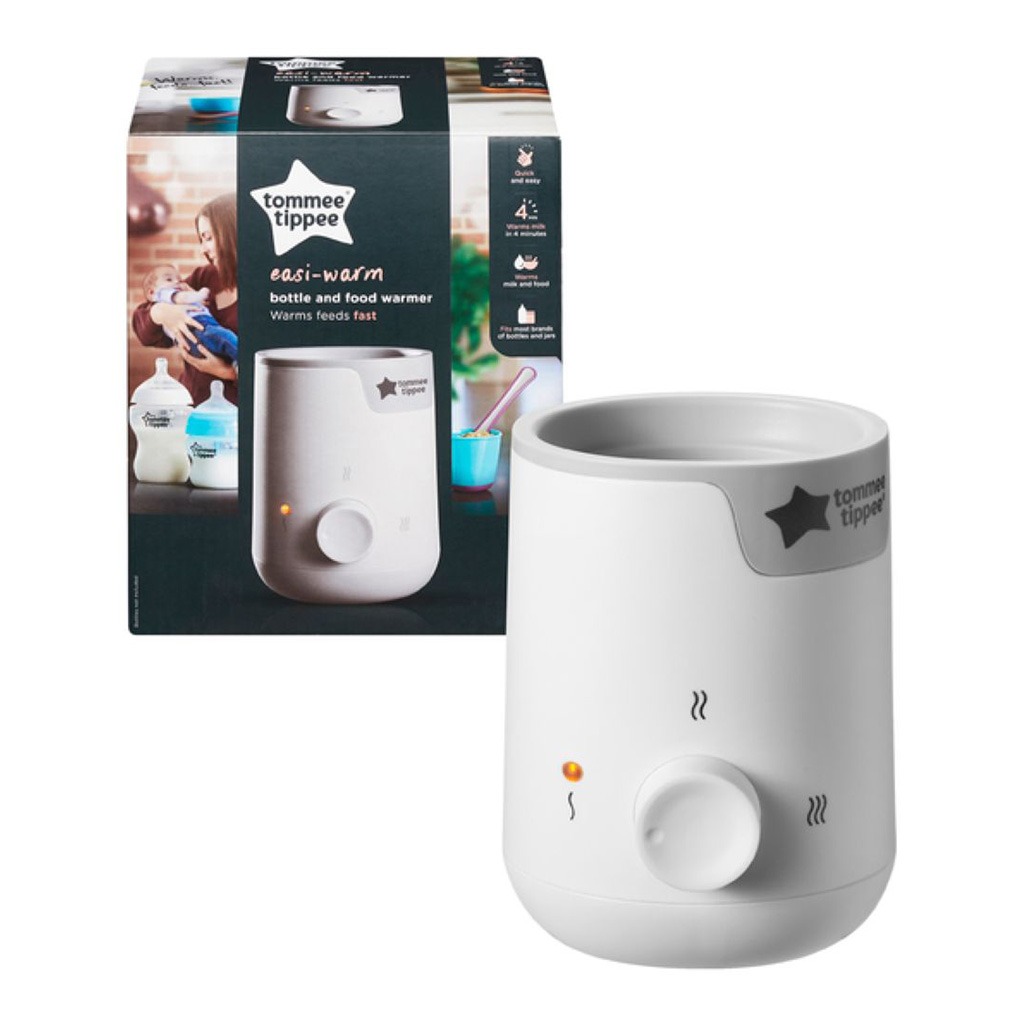 Tommee Tippee Closer To Nature Easi-Warm Electric Bottle And Food Warmer - White