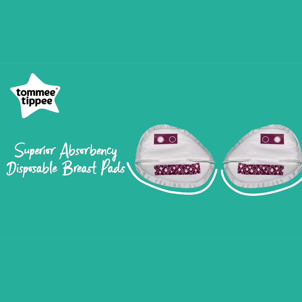 Tommee Tippee Made For Me Disposable Daily Absorbent Breast Pads - Medium, Pack of 40's