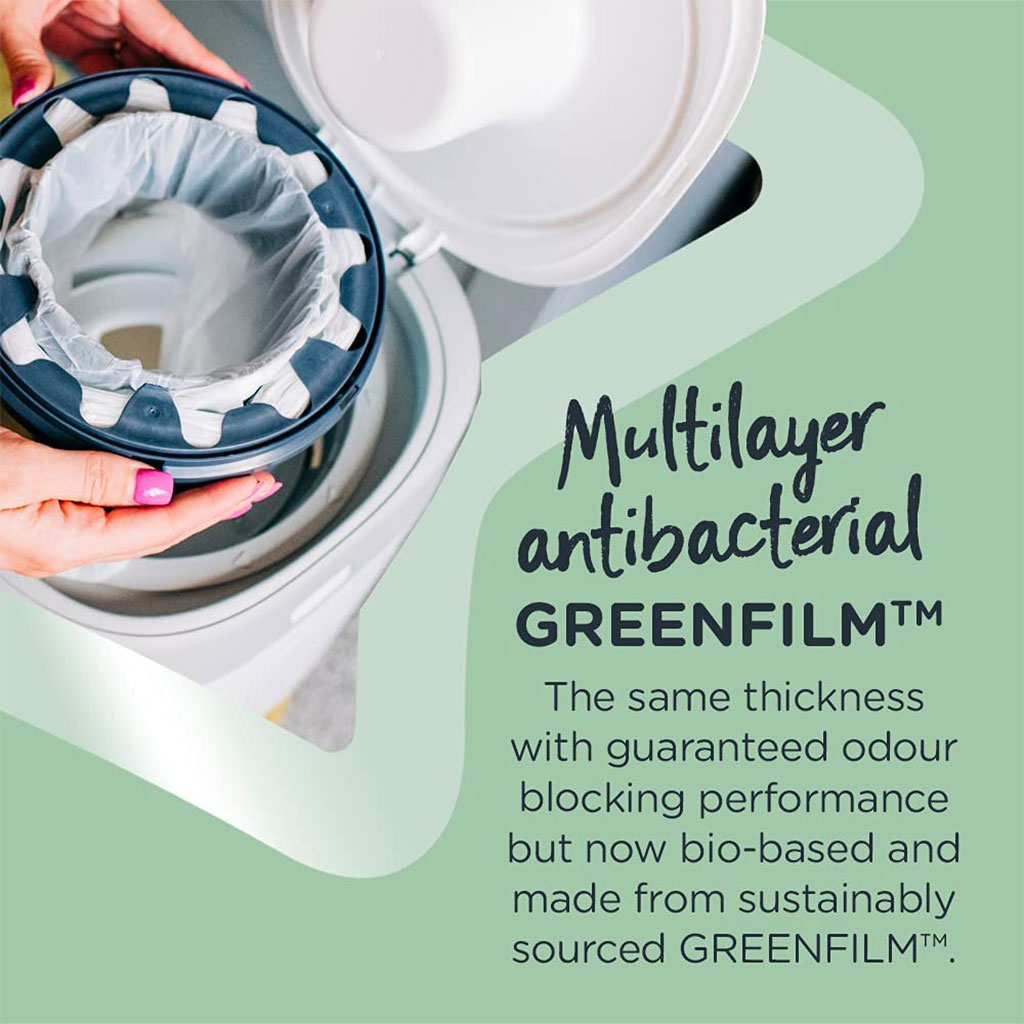 Tommee Tippee Twist And Click Advanced Nappy Disposal Bin-White