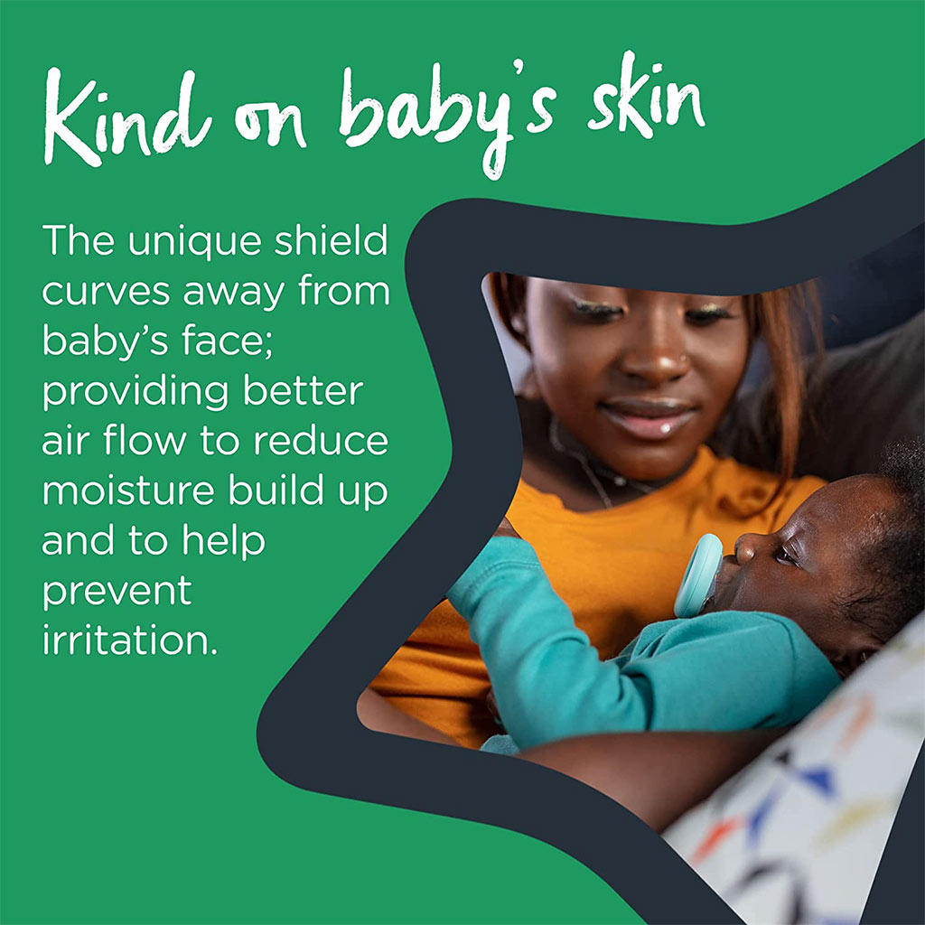 Tommee Tippee Closer To Nature Breast Like Naturally Orthodontic Soother For 0-6 Months Baby