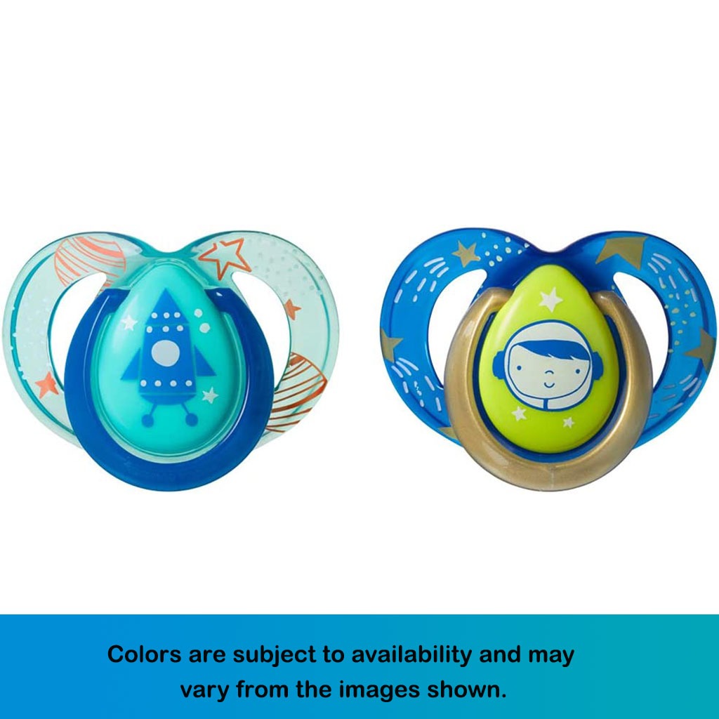 Tommee Tippee Nighttime Soother For Babies 6-18 Months Babies-Pack Of 2