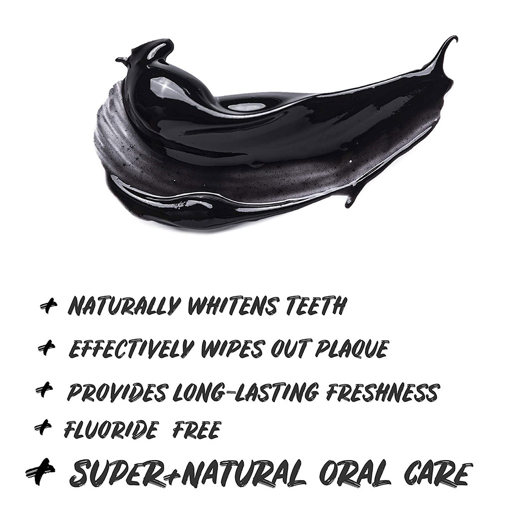 Ecodenta Fluoride Free Black Whitening Toothpaste 100ml