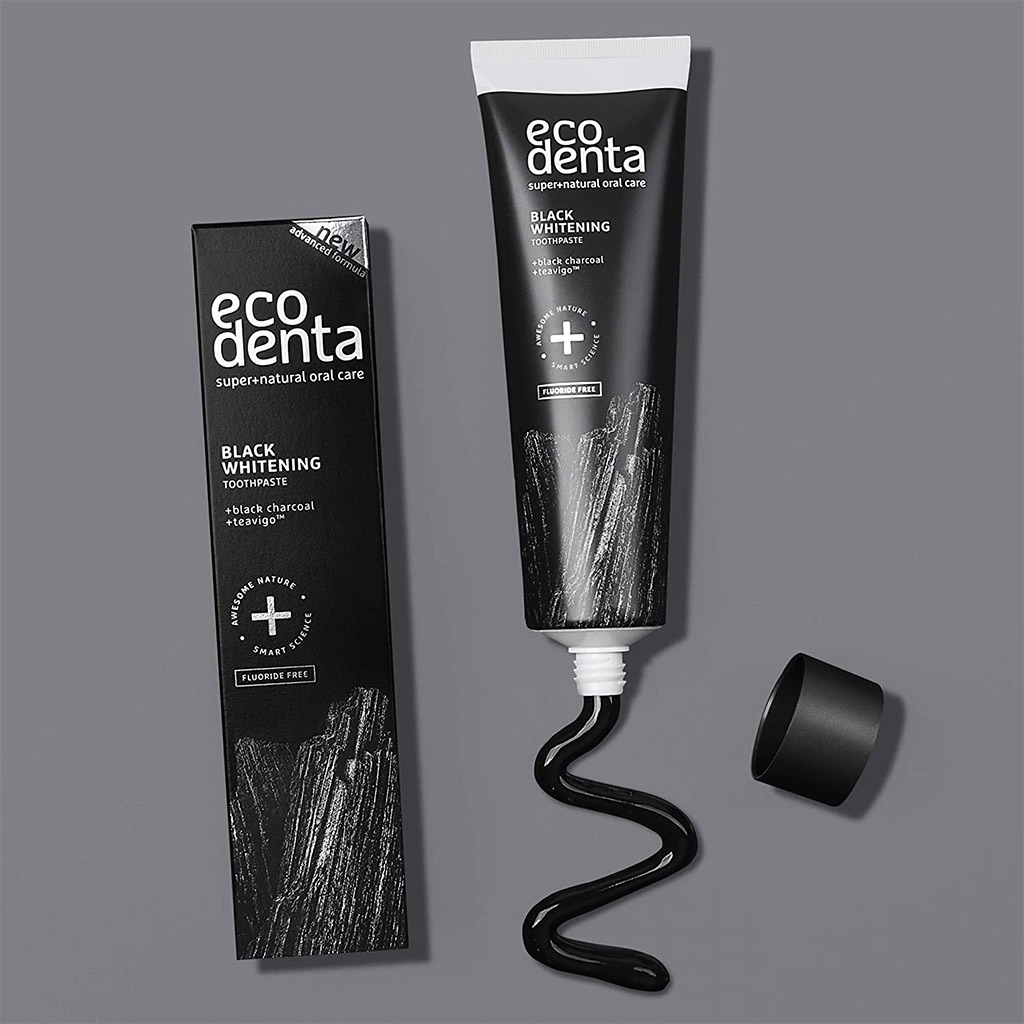 Ecodenta Fluoride Free Black Whitening Toothpaste 100ml