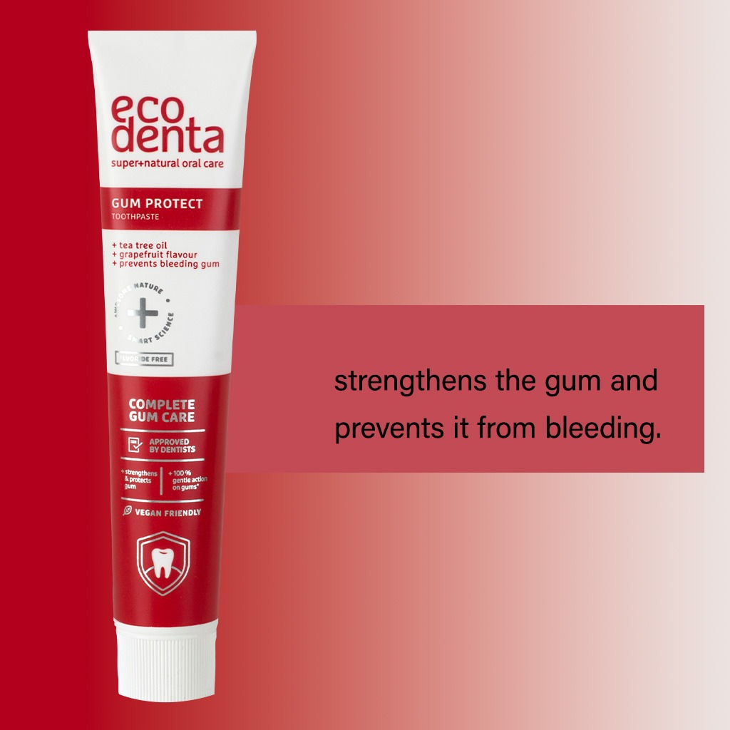 Ecodenta Fluoride Free Gum Protection Toothpaste With Tea Tree Oil 75ml