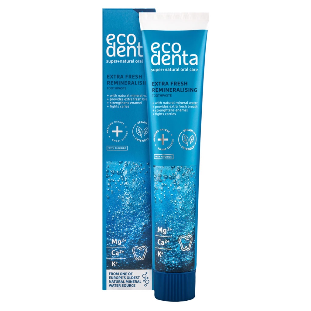 Ecodenta Extra Fresh And Remineralising Fluoride Toothpaste 75ml