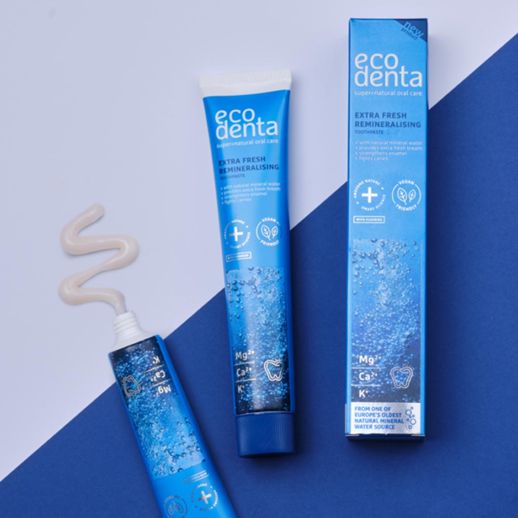 Ecodenta Extra Fresh And Remineralising Fluoride Toothpaste 75ml