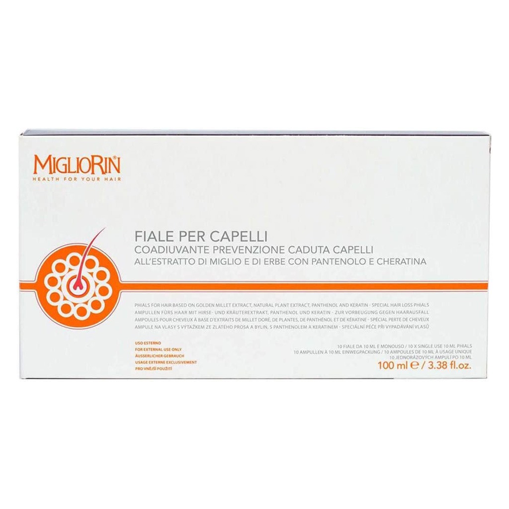 Migliorin Anti-Hair loss Phials 10ml 10's + Alcohol Free Hair Spray 125ml Anti-Hair Loss PROMO PACK