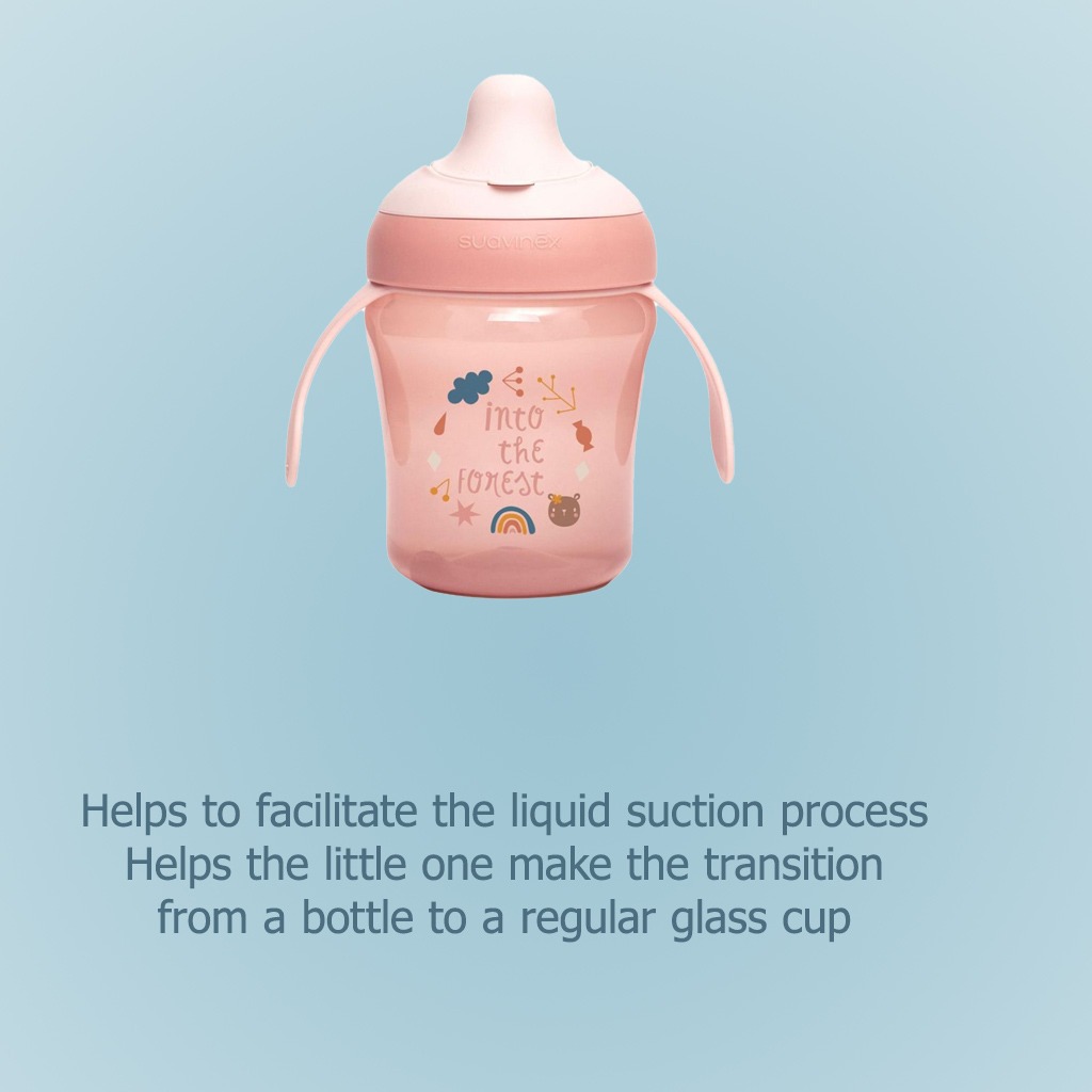 Suavinex Learning Cup Forest Pink For Babies L3