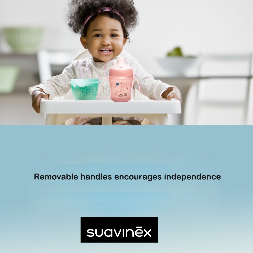 Suavinex Learning Cup Forest Pink For Babies L3