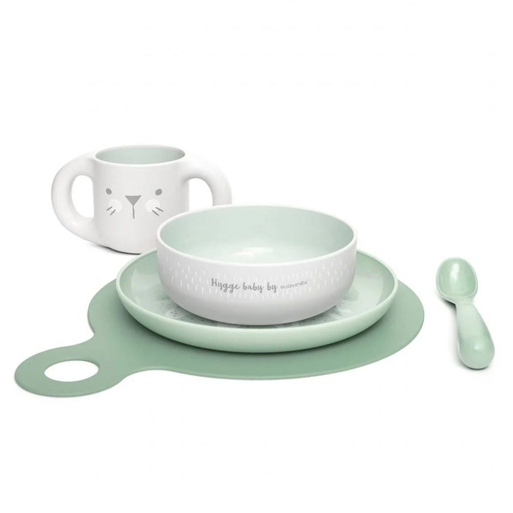 Suavinex Hygge Baby Toddler Feeding 5 Piece Set For 6 Months+ Baby Boy
