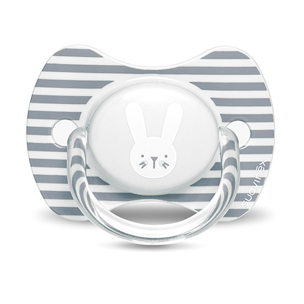 Suavinex Premium Physiological Soother Grey Rabbit 6-18 Month