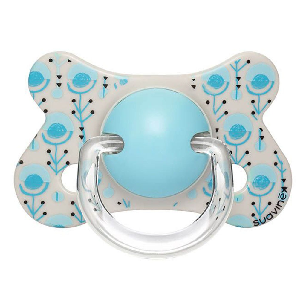 Suavinex Physiological Fusion Soother For 18+ Months Baby - Turkey Blue, Pack of 2's