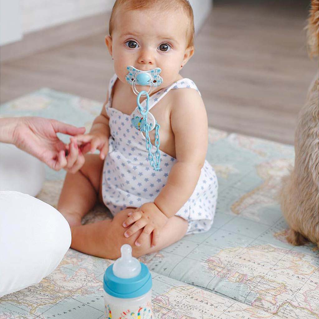 Suavinex Physiological Fusion Soother For 18+ Months Baby - Turkey Blue, Pack of 2's