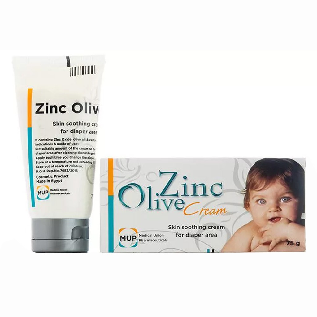 Zinc Olive Skin Soothing Cream For Diaper Area 75g