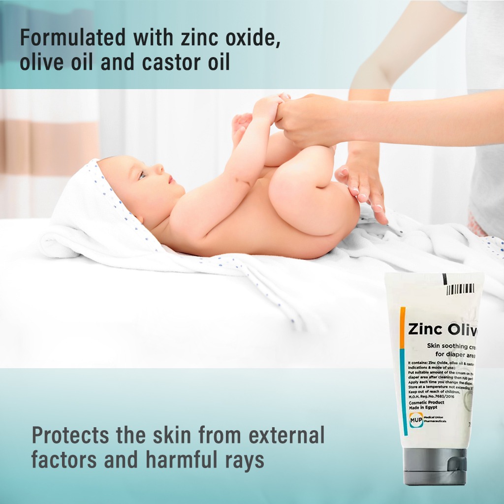 Zinc Olive Skin Soothing Cream For Diaper Area 75g