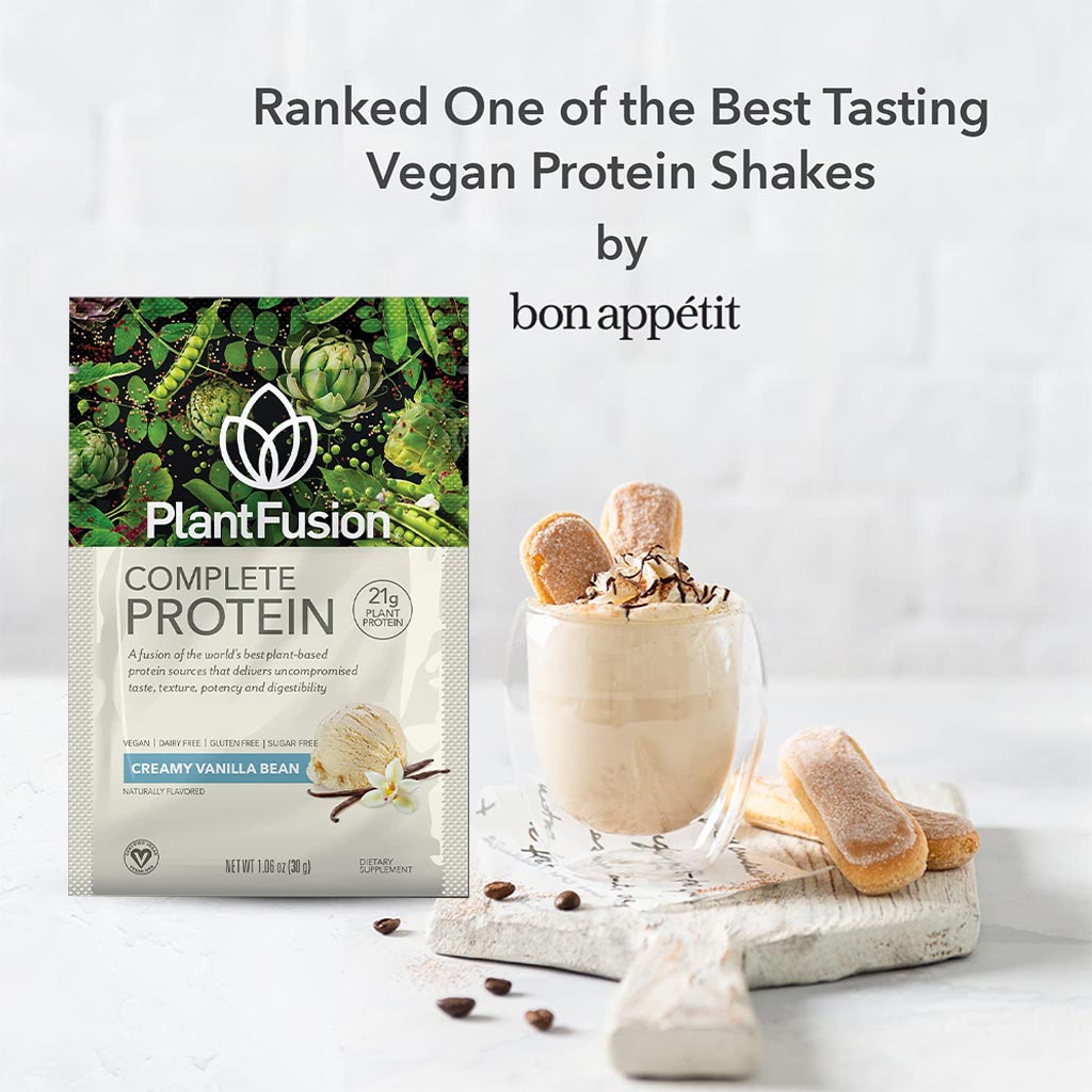 PlantFusion Complete Plant Protein Powder Creamy Vanilla Bean 30g 12's