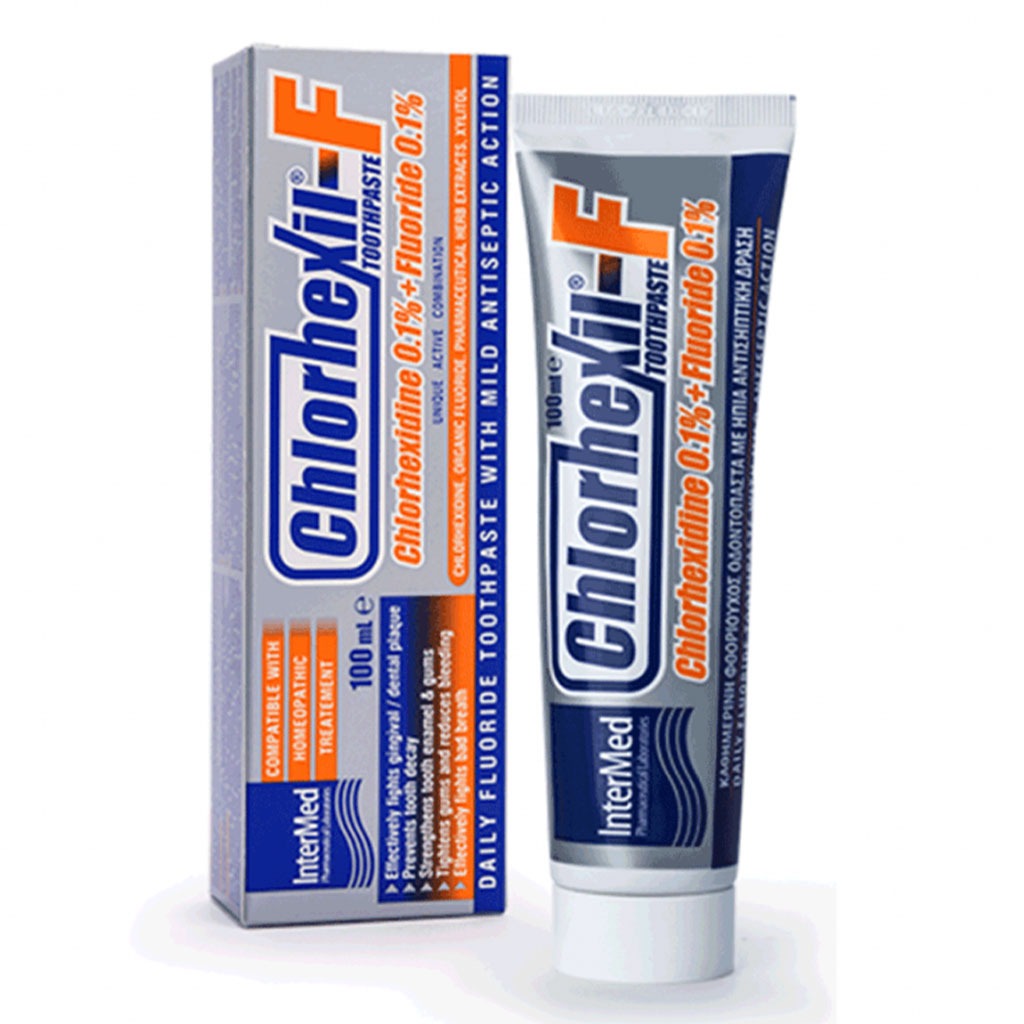 InterMed Chlorhexil-F Anti-bacterial Fluoride Toothpaste 100ml