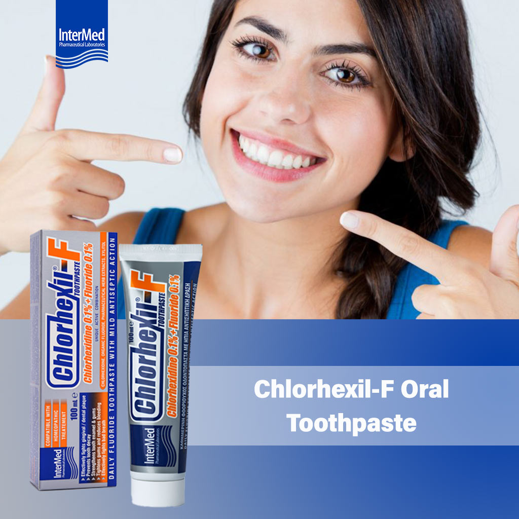 InterMed Chlorhexil-F Anti-bacterial Fluoride Toothpaste 100ml