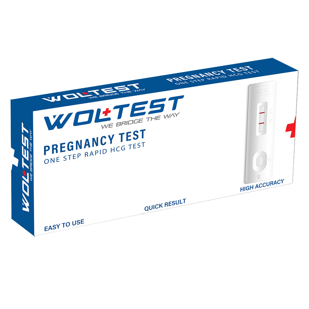 Woltest One Step Rapid HCG Pregnancy Test Cassette, Pack of 1’s