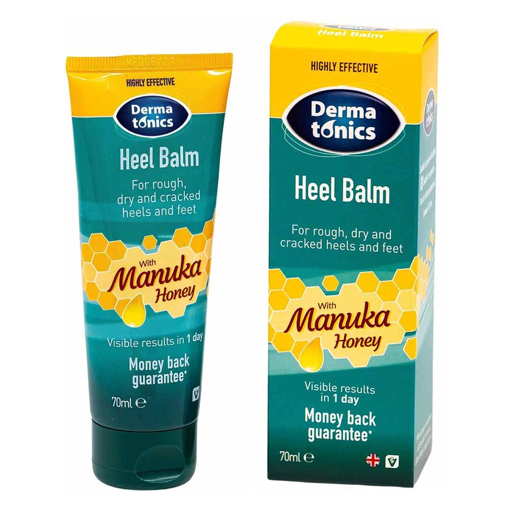 Dermatonics Heel Balm With Hydrating Manuka Honey 70ml