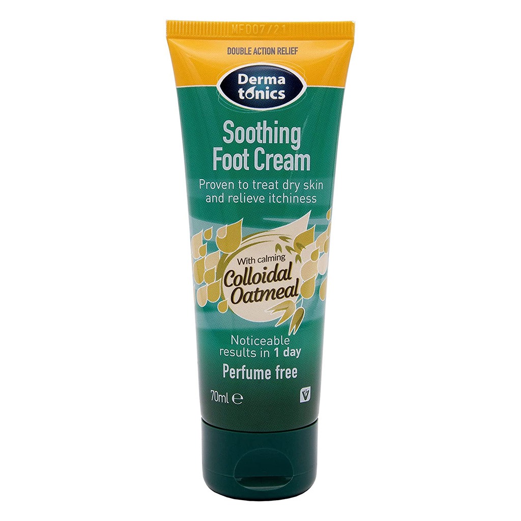 Dermatonics Soothing Foot Cream With Calming Colloidal Oatmeal 70ml