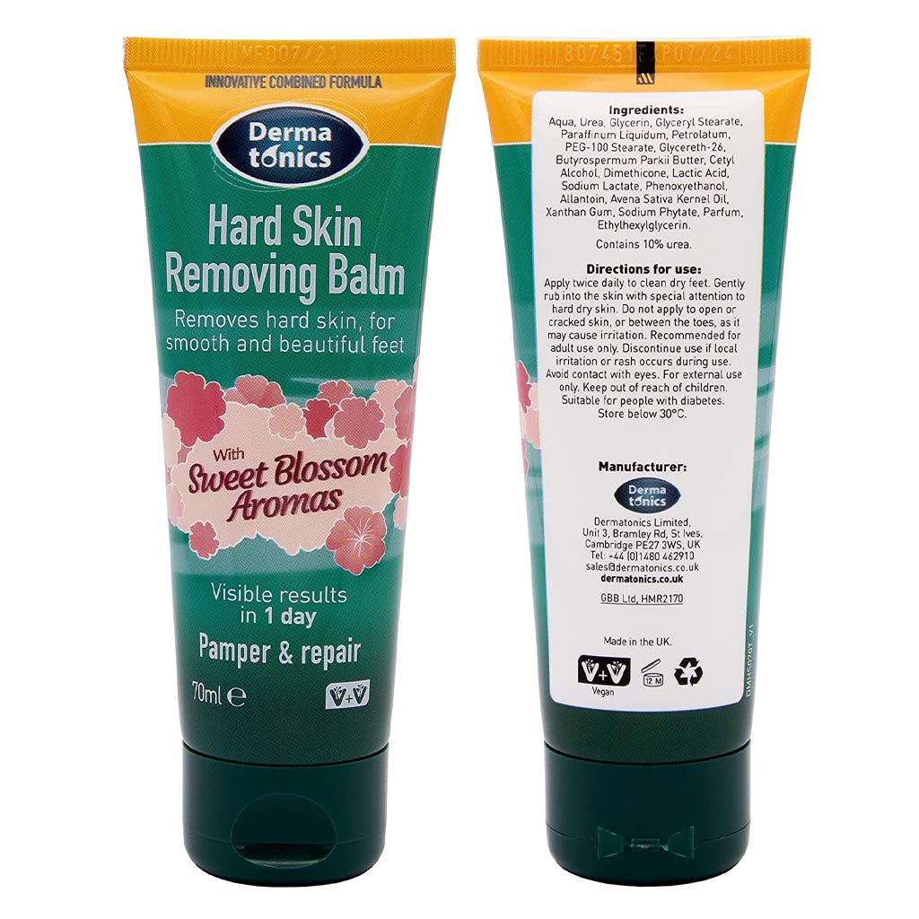 Dermatonics Hard Skin Removing Balm With Sweet Blossom Aromas 70ml