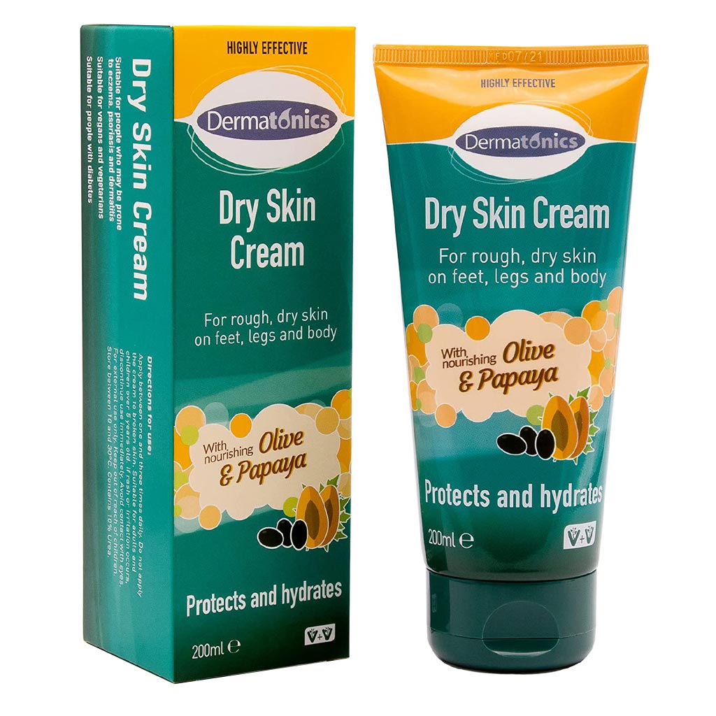 Dermatonics Dry Skin Cream With Nourishing Olive And Papaya 200ml