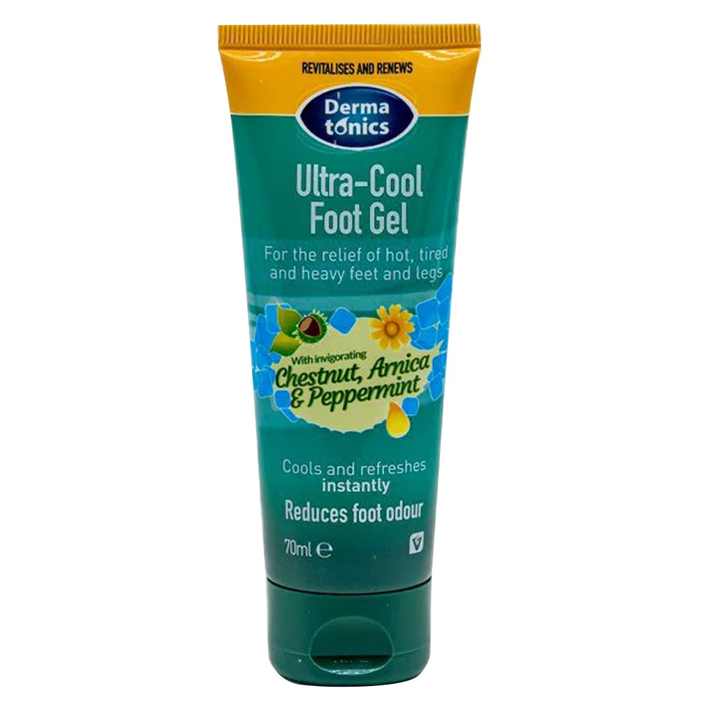 Dermatonics Natural Care Ultra-Cool Foot Gel For Tired & Heavy Feet & Legs 70ml