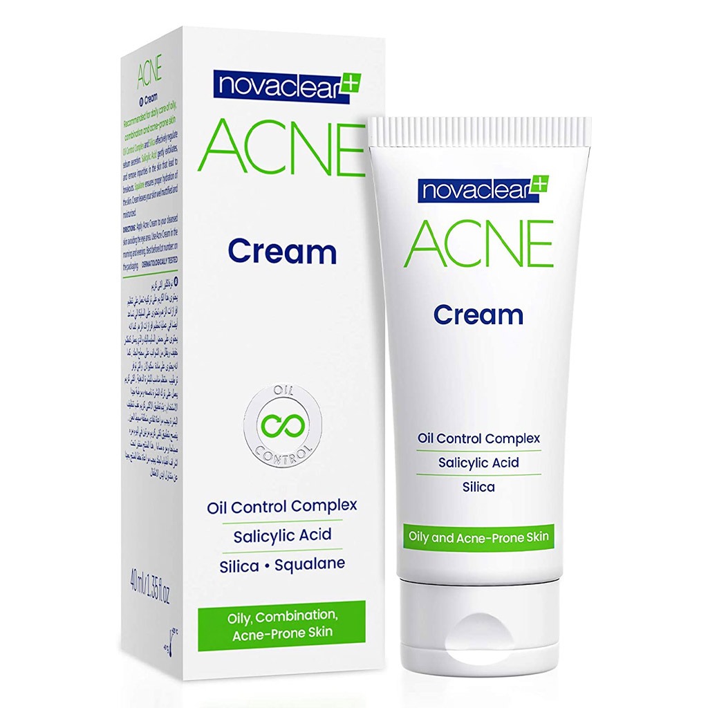 Novaclear Acne Cream With Salicylic Acid For Oily And Acne Prone Skin 40ml