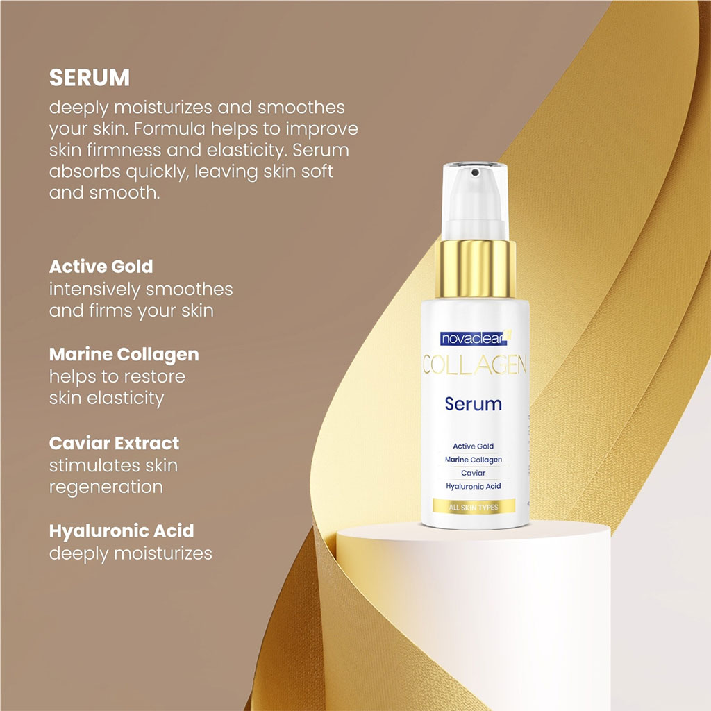 Novaclear Collagen Anti-aging and Lifting Facial Serum For All Skin types 30ml