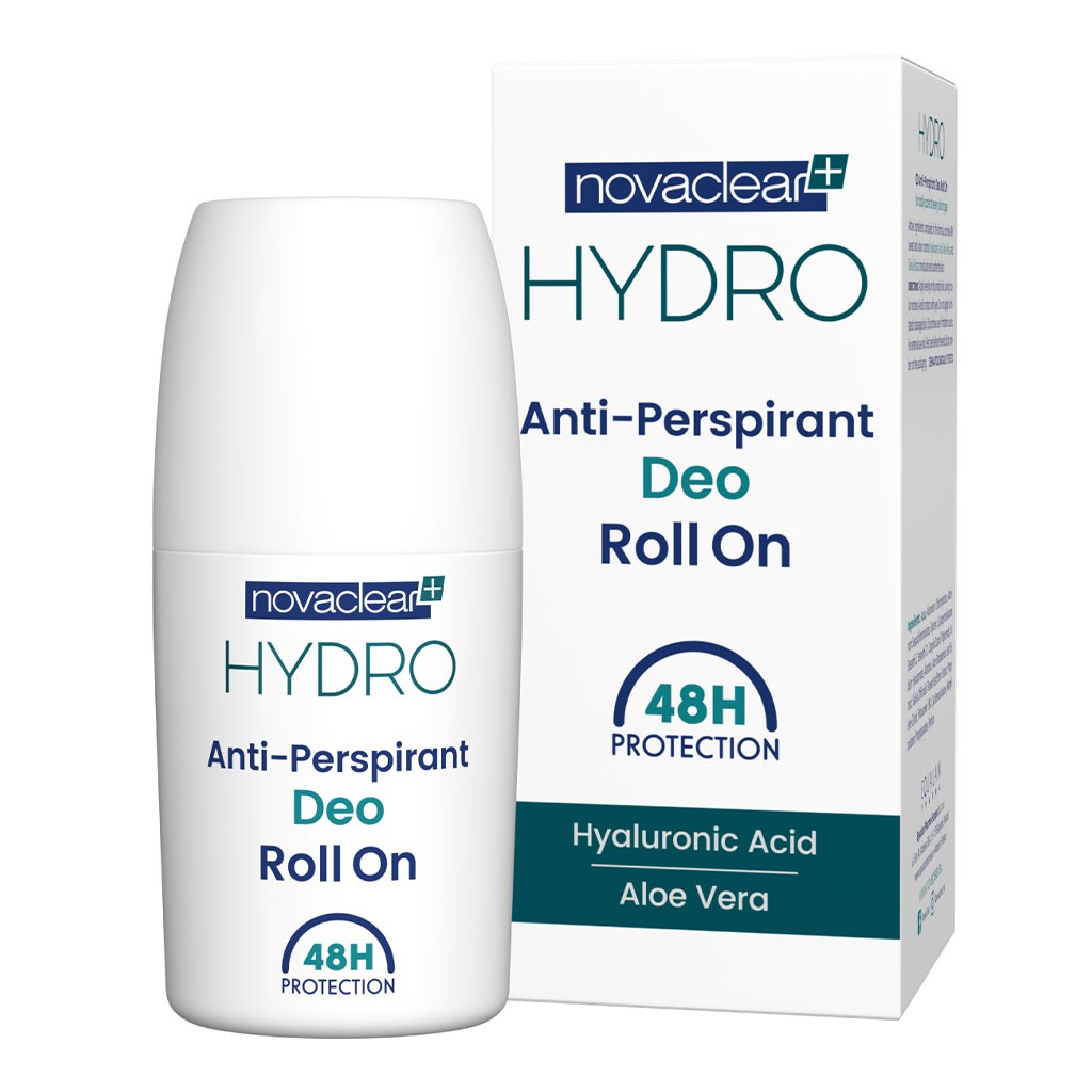 Novaclear Hydro Anti-Perspirant Deo Roll-On With Hyaluronic Acid & Aloe Vera 50ml