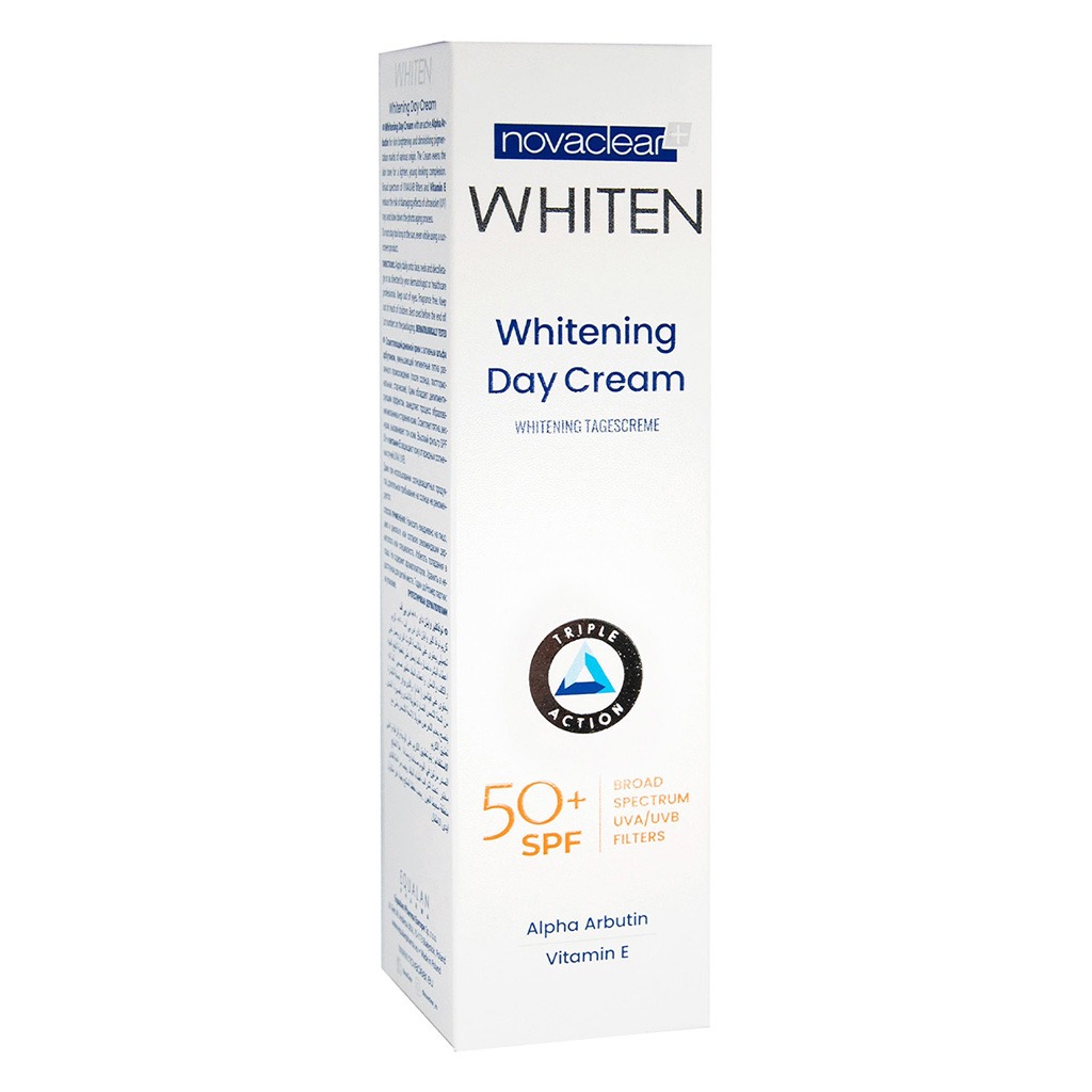 Novaclear Whitening Facial Brightening Day Cream with SPF50+, 50ml