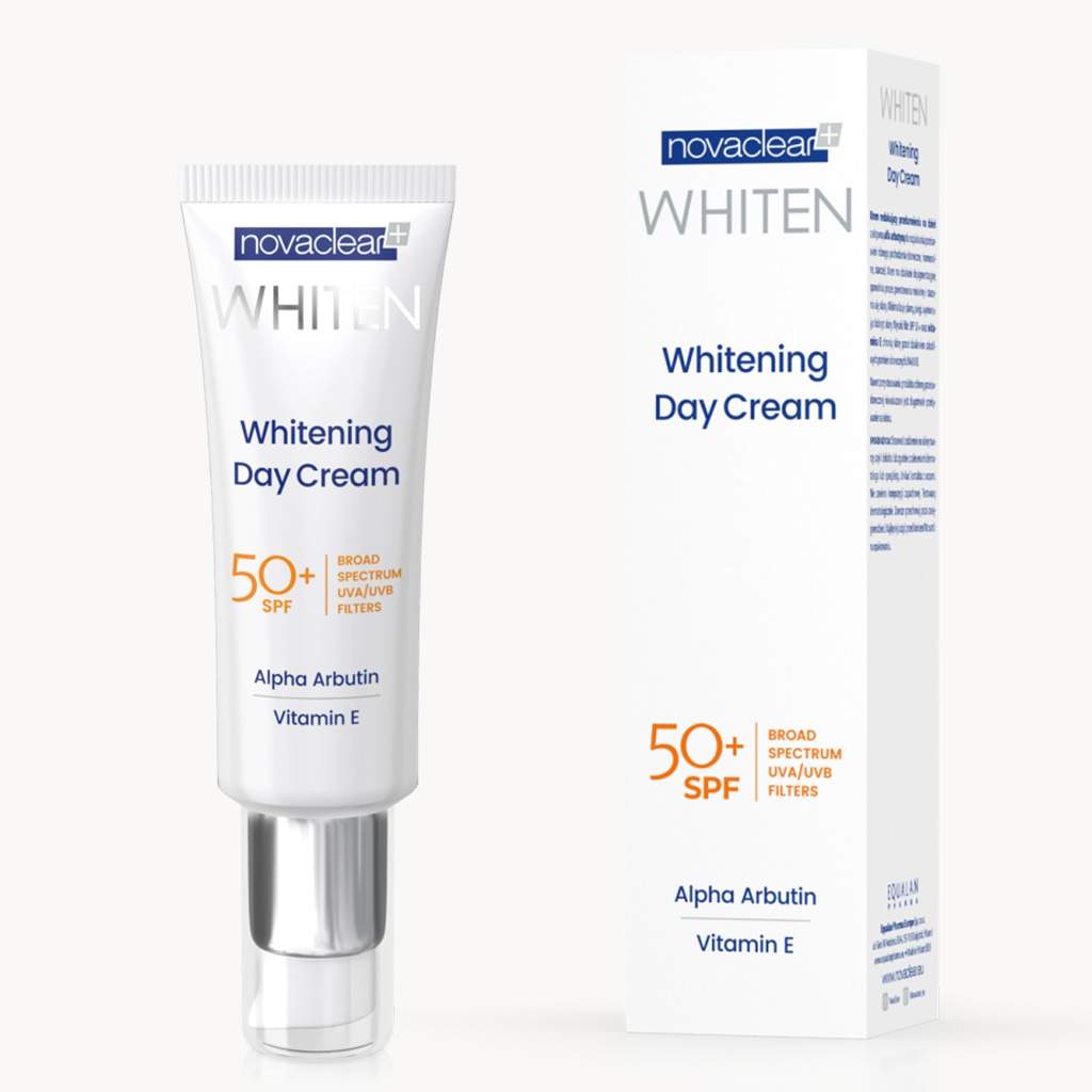 Novaclear Whitening Facial Brightening Day Cream with SPF50+, 50ml