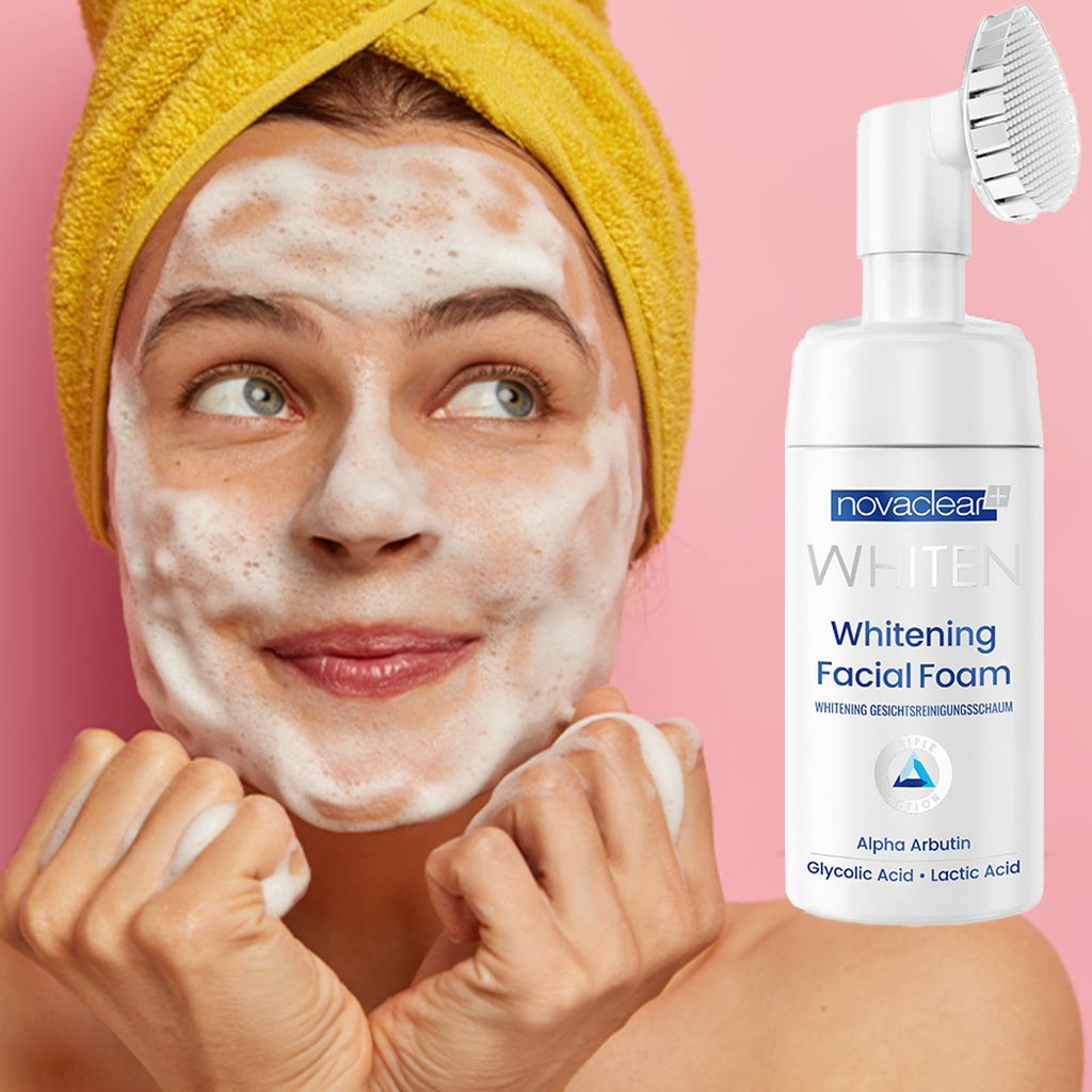 Novaclear Whitening Cleansing Facial Foam 100ml
