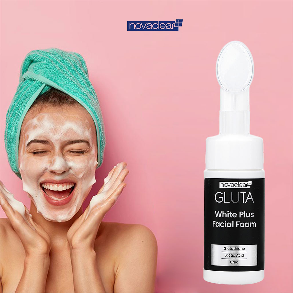 Novaclear Gluta White Plus Facial Foam With Glutathione 100ml