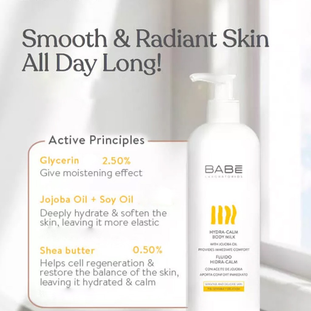 Babe Hydra-Calm Body Milk 500ml