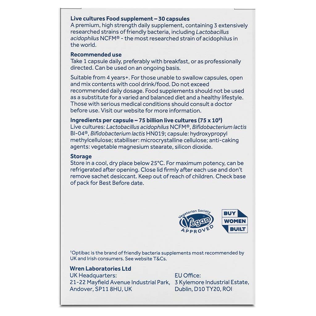 Optibac Every Day Max Probiotic Capsules 30's