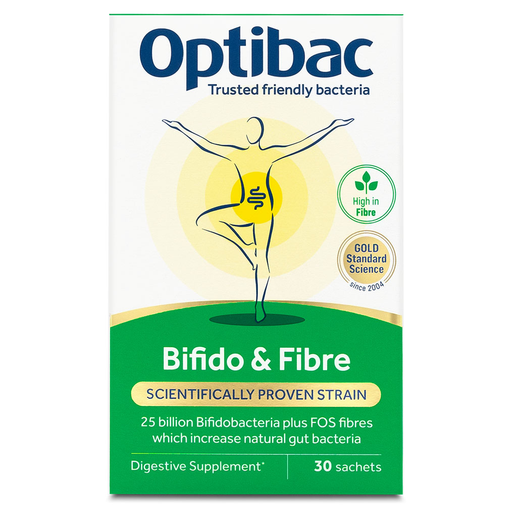 Optibac Bifido And Fibre Probiotics Sachets 30's