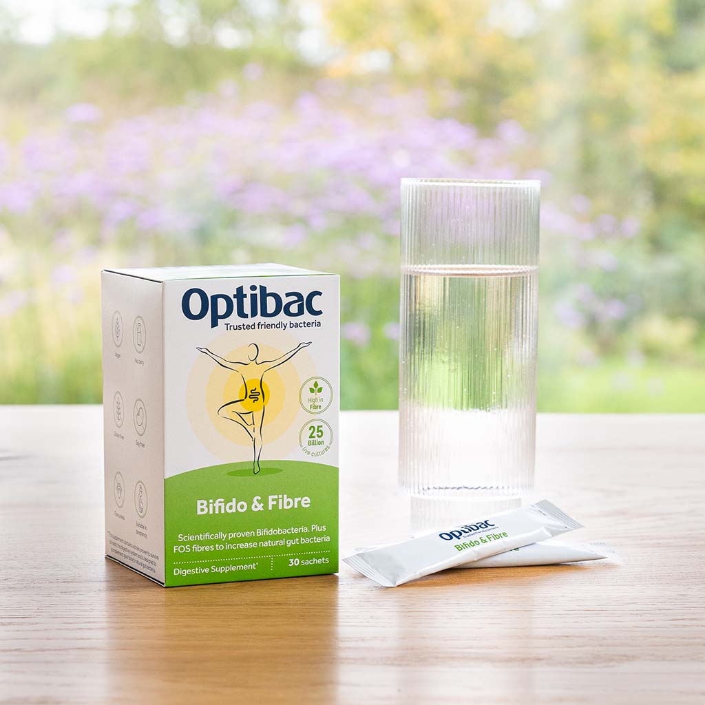 Optibac Bifido And Fibre Probiotics Sachets 30's