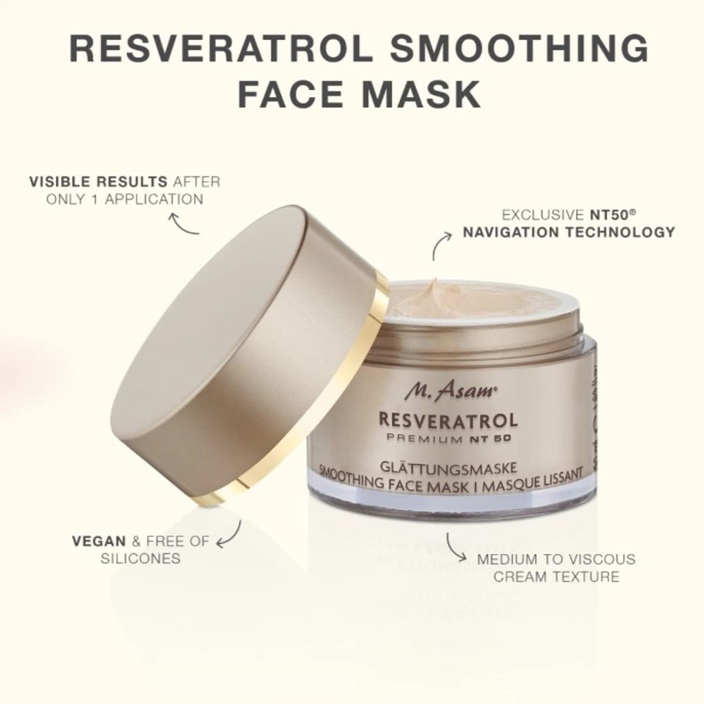 M. Asam Resveratrol Premium Smoothing Face Mask 50ml