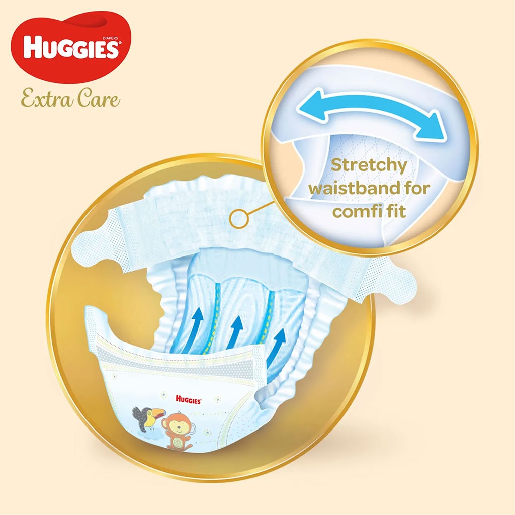 Huggies Extra Care Baby Diapers, Size 6, 15+Kg, Pack of 42's