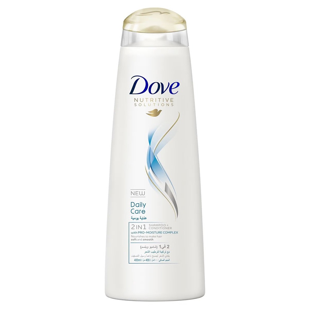 Dove Nutritive Solutions 2-In-1 Daily Care Shampoo & Conditioner With Pro-Moisture Complex 400ml