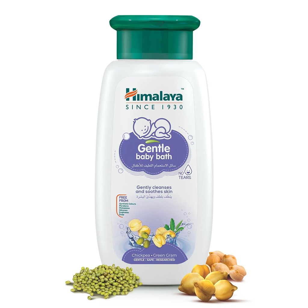 Himalaya Gentle Baby Bath With Chickpea And Green Gram 200ml