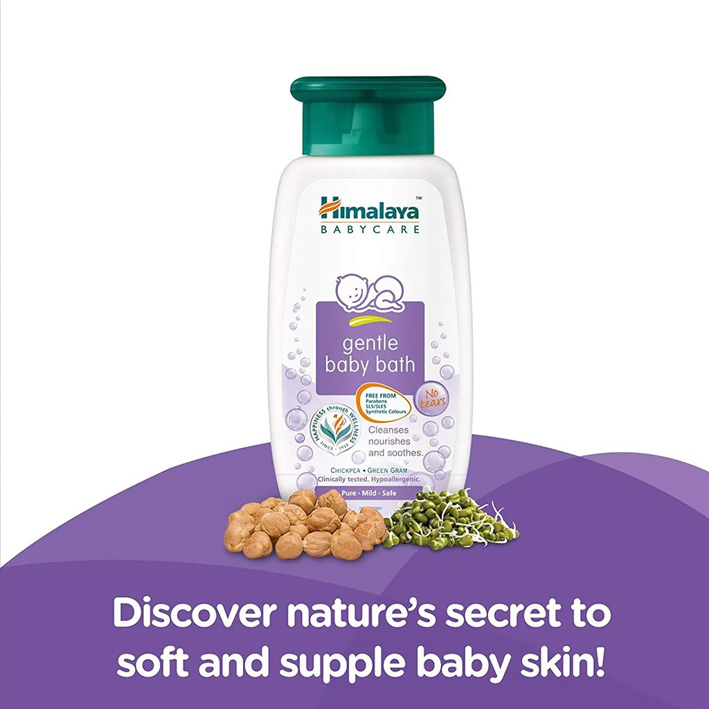 Himalaya Gentle Baby Bath With Chickpea And Green Gram 200ml