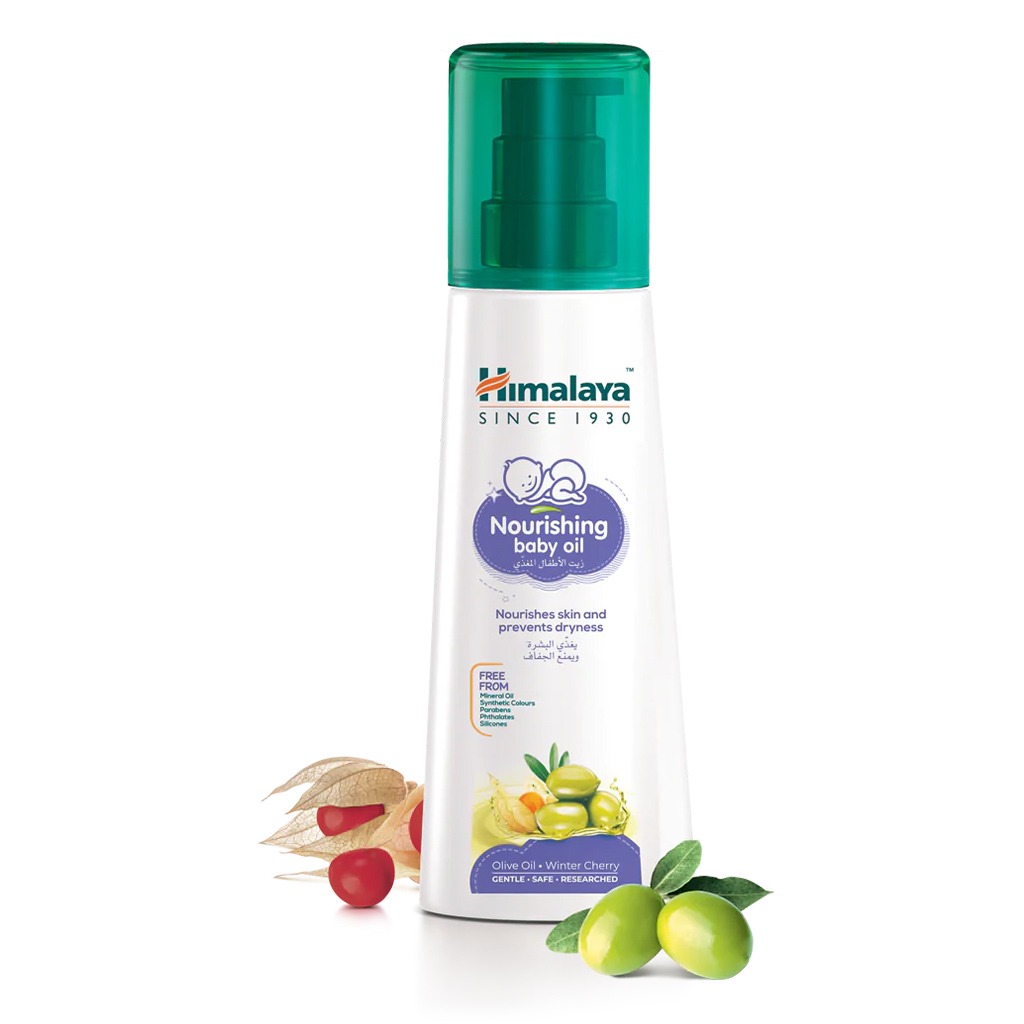 Himalaya Nourishing Baby Oil With Olive Oil and Winter Cherry 200ml