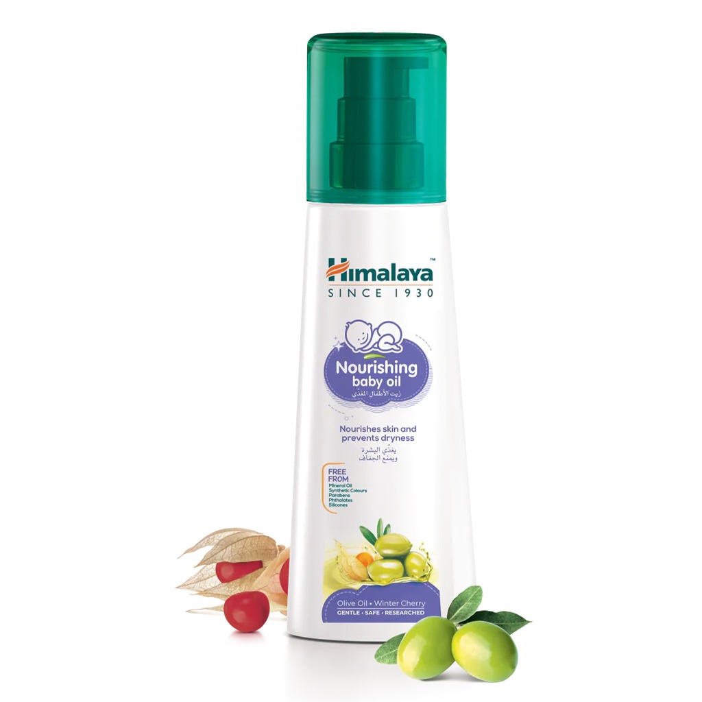 Himalaya Nourishing Baby Oil With Olive Oil and Winter Cherry 300ml